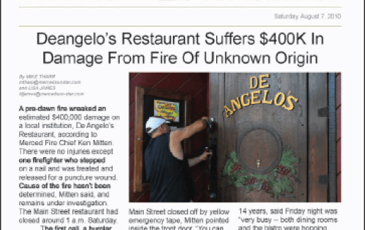 Adjusters International De Angelo’s Restaurant Case Study